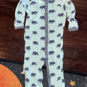 Elephant Print Kids One Piece